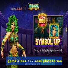 game.rider 777.com plataforma